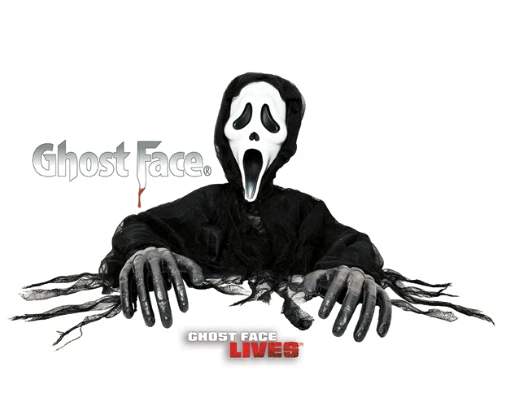 Cara de fantasma rompe tumbas vestido de fantasía grito Halloween fiesta utilería decoración Foto 1 de 1