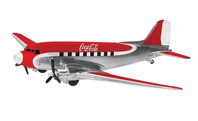 371167 CORGI COCA COLA COKE DOUGLAS DC-3 DAKOTA 1:144 SCALE MODEL PLANE - Image 1 of 2