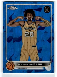 2023-24 Topps Chrome Overtime Elite Sapphire Alexandre Sarr YNG Dreamerz #59 - Picture 1 of 2