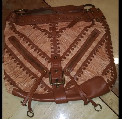 Isabella Fiore большой желтовато-коричневый кожаный Дамская сумка женщин наплечная сумка с короткими ручками сумочка - Изображение 1 из 4