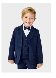 Gymboree Suit, size 8 - Excellent condition- Boys Navy Blue 3 piece Suit blazer - Picture 1 of 8