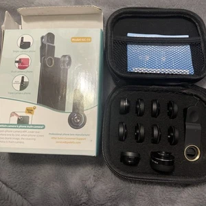 Kit 11 Objectifs NEUF Smartphone Ipad Tablette iPhone Android Caméra Objectifs Macro Large - Photo 1 sur 5