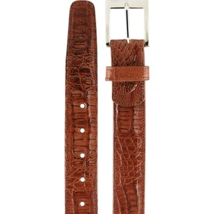 Belvedere Men's Sport Caiman Crocodile Belt - Picture 1 of 2