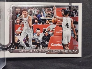 New Duo Excels! San Antonio Spurs 2025-26 Topps Basketball #300 - Picture 1 of 2