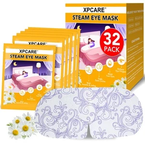 32 Pack Steam Eye Masks for Dry Eyes, SPA Warm Sleep Eye , Disposable Heated ... - Picture 1 of 7