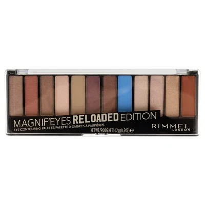Rimmel London Magnif'Eyes Eyeshadow Palette, 12 Shades, Blendable Formula,... - Image 1 of 3