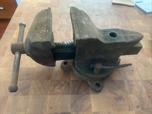 Vintage PARKER "63 1/2" BENCH VISE. (NJ) - Picture 1 of 6