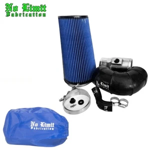 No Limit Polished Air Intake Pro5R Blue PreFilter For 08-10 Ford 6.4 Powerstroke - Bild 1 von 8