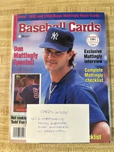 1991 October Baseball Cards Price Guide Don Mattingly  With Cards NY Yankees - Picture 1 of 3