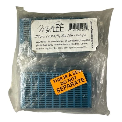 MidLee Cat Mate - Paquete de 6 filtros de repuesto para compañero de perro JTC-2101 Foto 1 de 2