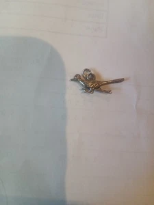 Road Runner Charm Vintage Sterling Silber - Bild 1 von 5