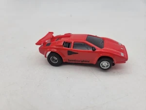 Coche Ranura Vintage Tyco Rojo Lamborghini Countach - Escala HO - - Imagen 1 de 6