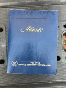 1987-1988 Cadillac Allante Service Information Manual - Picture 1 of 6