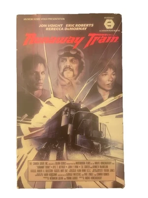 Runaway Train 1985 VHS Big Book Box Jon Voight Rebecca DeMornay Eric Roberts - Image 1 of 4