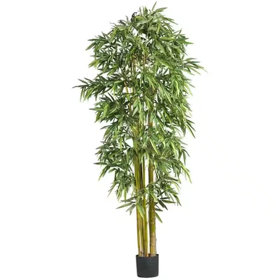 7 Ft. Artificial Large Bamboo Silk Tree - Image 1 of 4