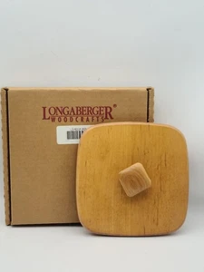NEU Longaberger Korb Holzdeckel für mittelgroßen Löffelkorb - Bild 1 von 1