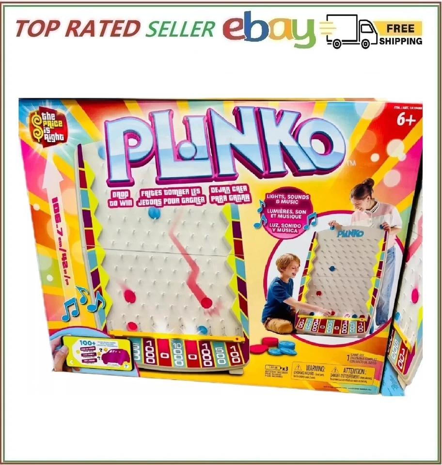 Plinko Game Of Chance From The Is Right Life-Size Plinko Board with Sound