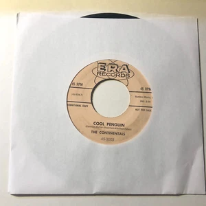 The Continentals 7" 45 record promo Cool Penguin / Soap Sudz surf rock instrum - Foto 1 di 5