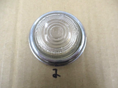 Luz de estacionamiento señal de giro frontal NASH METROPOLITAN lente de vidrio y bisel OEM Foto 1 de 4