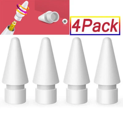 Tips Replacement for Apple Pencil 1st Gen 2nd Gen Pen Nibs for iPad Pro 4 Pac ↷ - Image 1 of 4