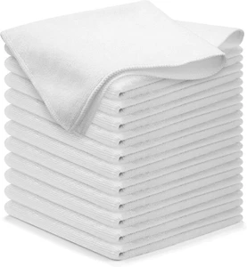 12-Pack Microfiber Cleaning Cloths – 12.5"x12.5", Ultra Absorbent, 1200 Washes - Picture 1 of 11
