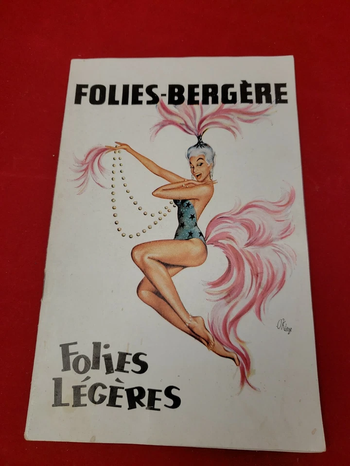 Folies Bergere Programa Francés vintage muy buen estado pin up niñas Foto 1 de 4