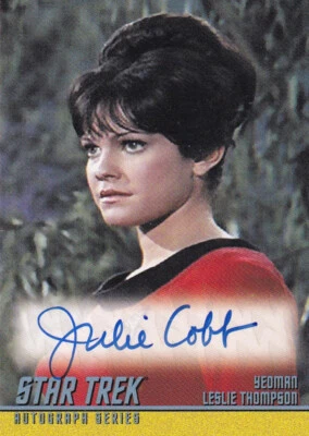 STAR TREK The Original Series (TOS) Autograph A145 Julie Cobb as Leslie Thompson - Image 1 of 2
