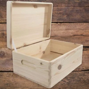 Holz Erinnerung Weihnachten Aufbewahrungsbox Andenken Schmuck Geschenk ideal zur Personalisierung - Bild 1 von 10