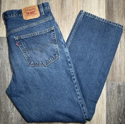 Levi's 517 Jeans Men's (36x31) Bootcut Medium Wash Blue Denim Pants Vintage - Image 1 of 4