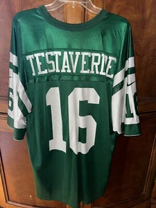 Vintage Nike New York Jets Vinny Testaverde #16 Jersey XL  Green &  White ~ NEW! - Picture 1 of 4