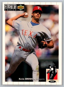 1994 Upper Deck Collectorsw Choice Kevin Brown #537 - Picture 1 of 2