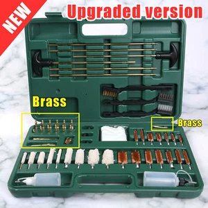 163pcs Gun Cleaning Kit Universal Rifle Pistol Shotgun Handgun Firearm with Case - Picture 1 of 48