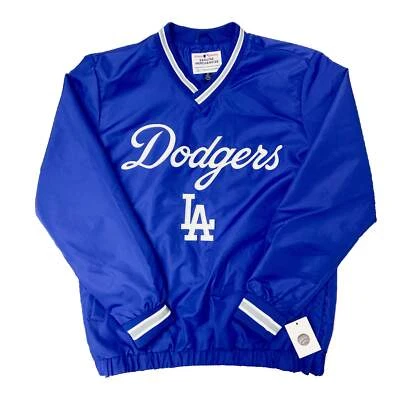 Chaquetas cortavientos para hombre MLB mercancía genuina de los Dodgers de Los Ángeles - azules Foto 1 de 4