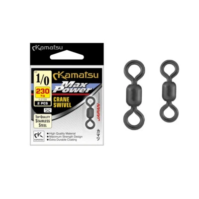 KAMATSU K-2199 BLN MAX POWER CRANE SWIVEL STAINLESS STEEL BIG GAME POWER WIRBEL