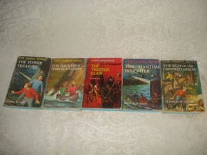 Lot of 5 Hardy Boys Hardback / Hardcover Children’s Mystery Books - Picture 1 of 10