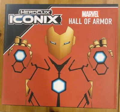 Marvel Heroclix Iconix Tony Stark Iron Man's Hall of Armor Miniaturas Set 84891 Foto 1 de 3