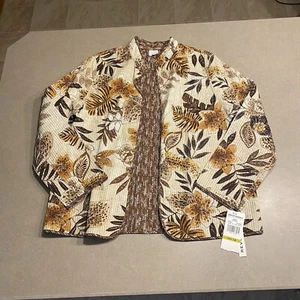 NWT Reversible Alfred Dunner animal print jacket size 14 - Picture 1 of 7