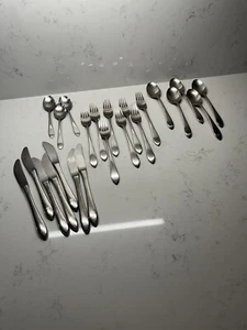 23 Pc WMF Cromargan Germany Stainless Flatware Set - Satin Stuart w/ Pointed Tip - Picture 1 of 9