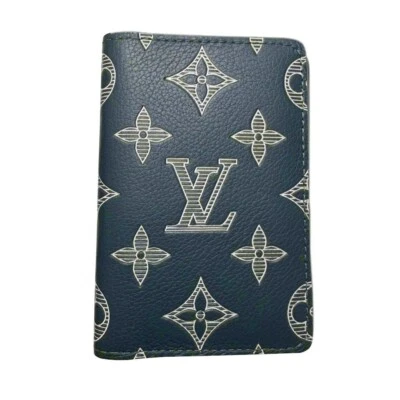 LOUIS VUITTON M83378 Organizer de Poche Monogram Blue Marine Card Case - Image 1 of 4