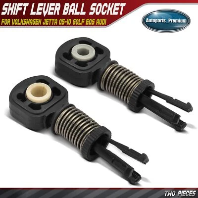 Buje de palanca de cambios negro 2 piezas para Volkswagen Jetta 2005-2010 Golf Eos Audi A3 Foto 1 de 4