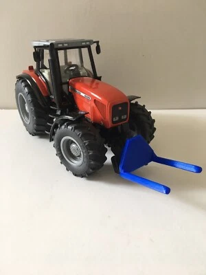 1/32 Single Bale Lifter Blue On A Frame Siku Britains Scratch Built - Image 1 of 4