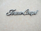Original 1970s Ford Lincoln Town Coupe car metal emblem - badge - - -