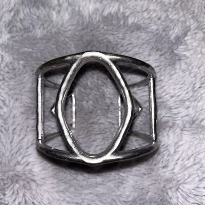 Bracelete Lucky Brand padrão redondo design boho tom prata - Imagem 1 de 4