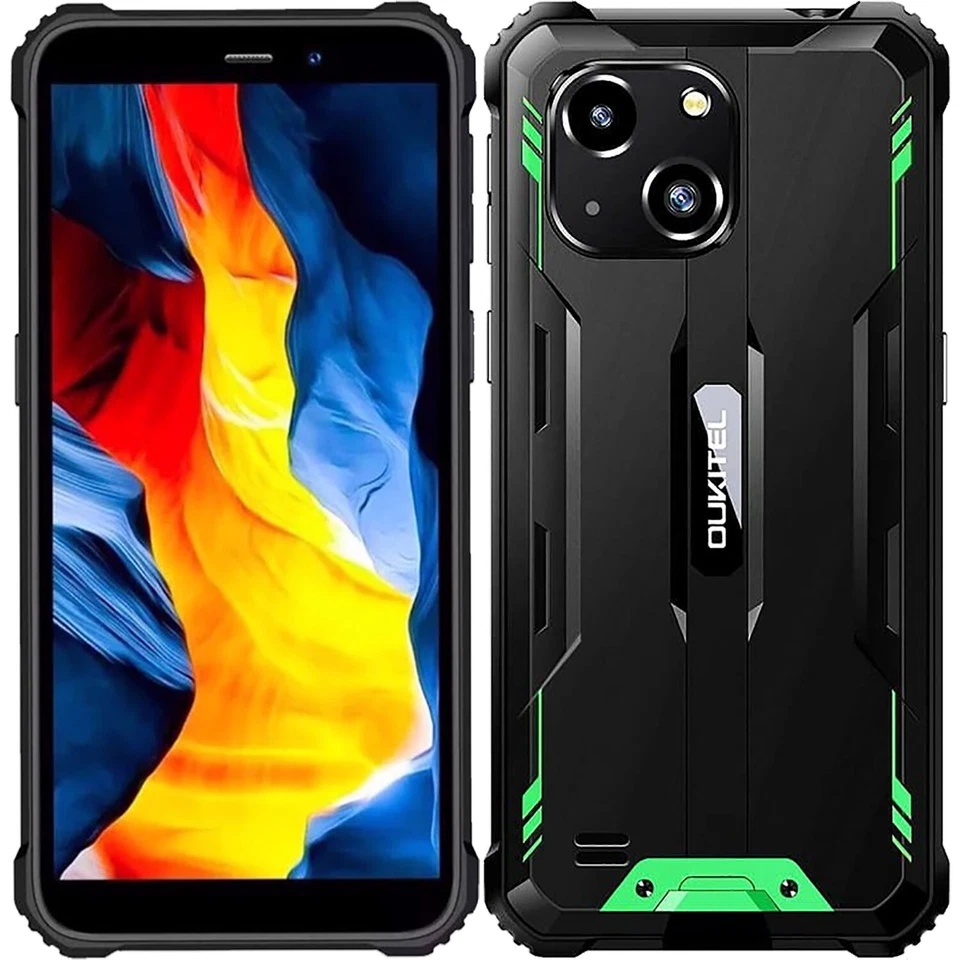 Oukitel WP20 4G Green 32GB + 4GB Dual-Sim Factory Unlocked GSM NEW - Image 1 of 3