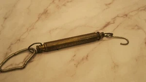 Modelo a escala de pesaje de peces Chatillon de latón NY de colección IN-10 - Imagen 1 de 4