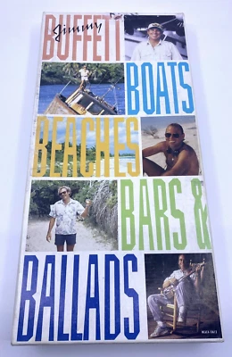 JIMMY BUFFETT Boats Beaches Bars & Ballads 4 Cassette Boxed Set CASSETTES - Image 1 of 4