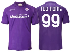Maglia Fiorentina Personalizzata 2025 ufficiale adulto ragazzo bambino Kappa - Imagen 1 de 4