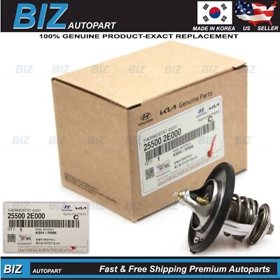 Genuine Thermostat for 11-21 Elantra Tucson 12-25 Forte Seltos Soul 25500-2E000 Foto 1 de 4