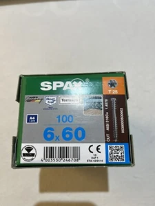 Zylinderkopfschraube SPAX® A4 , Fixiergewinde T-STAR Plus Ø 6x60 mm 70 Stück - Bild 1 von 5