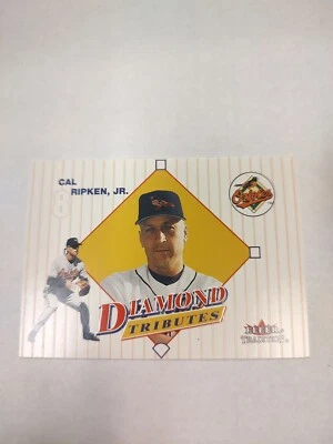 2001 Fleer Tradition Cal Ripken Jr. #8DT  Diamond Tributes (PWE) - Image 1 of 2